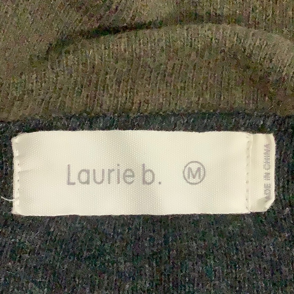 Laurie b. Anthropologie cotton / cashmere blend army green jacket.  Sz M - Picture 3 of 11